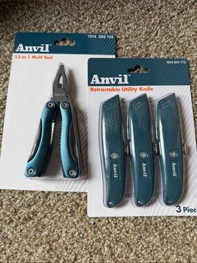 Anvil Multi Tool & Utility Knives Bundle